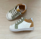 sneaker ron - groen geel creme