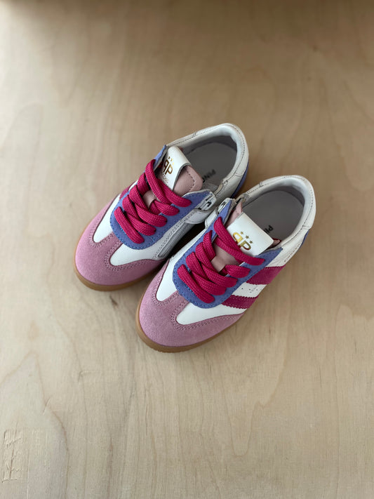 harry sneaker - licht en donker roos, lila