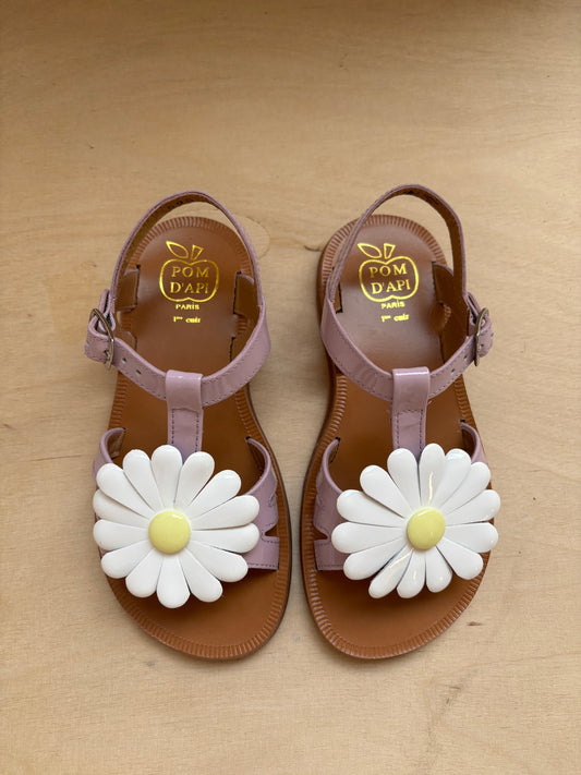 Pom d'api sandaal flower lila