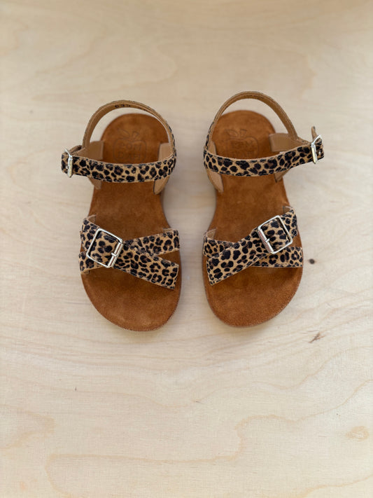 pom d'api crossy sandaal leopard