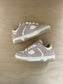 sneaker zachtroze, glittersteentjes, goud