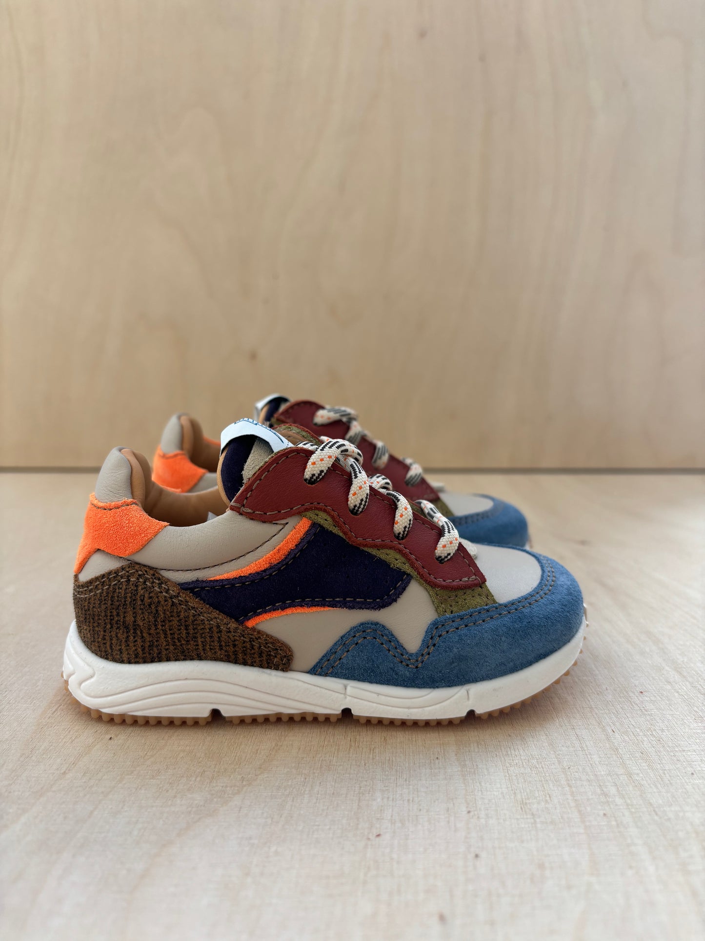 Ocra eerste runner blauw bordeaux