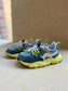 sneaker yamano - petrol green yellow