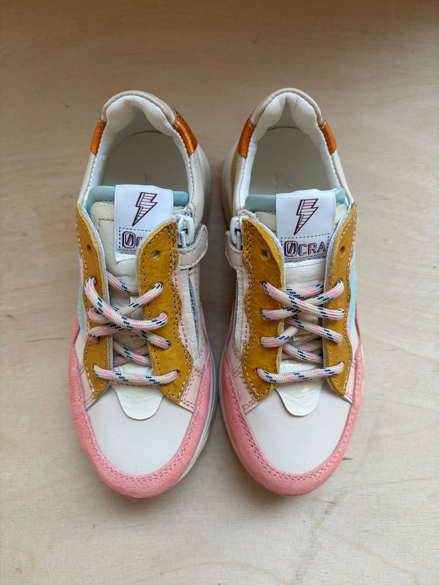 Ocra runner roos blauw