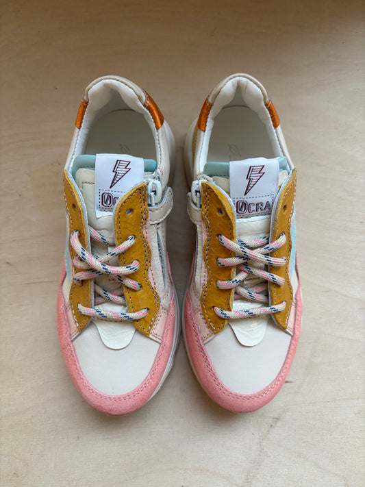 Ocra runner roos blauw