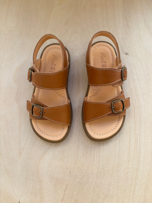 Ocra Sandaal Jules bruin leder
