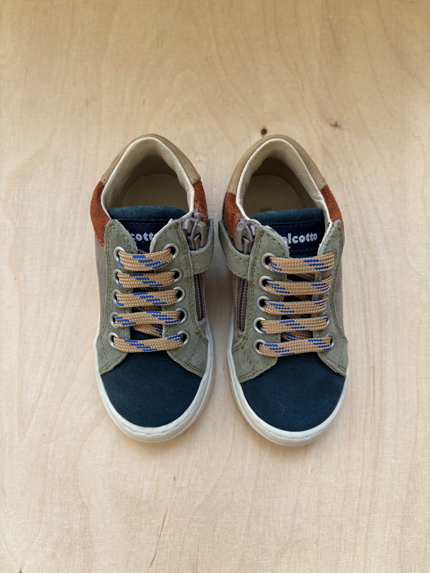 Falcotto eerste stap sneakertje mud - navy - copper