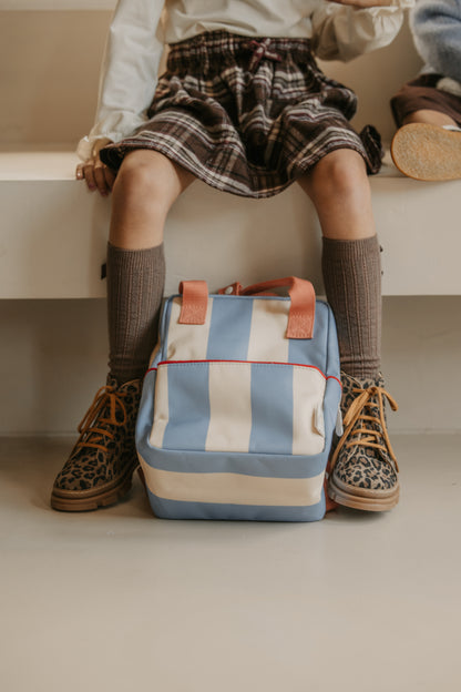 Sticky lemon backpack small stripes cloud blue