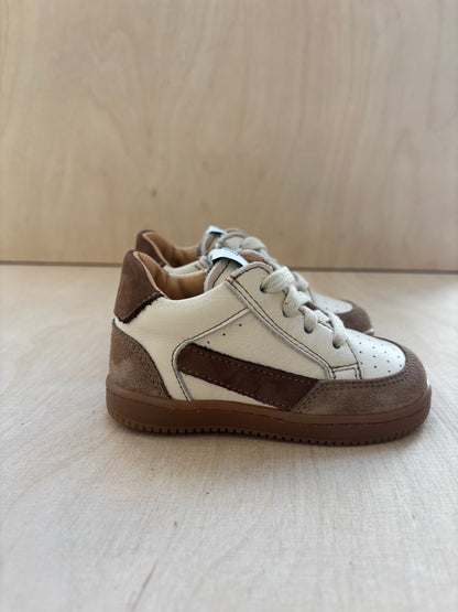 Ocra eerste stapper sneaker ron tabacco wit