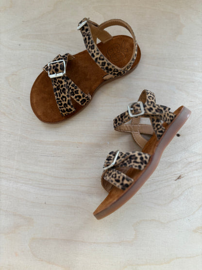 pom d'api crossy sandaal leopard