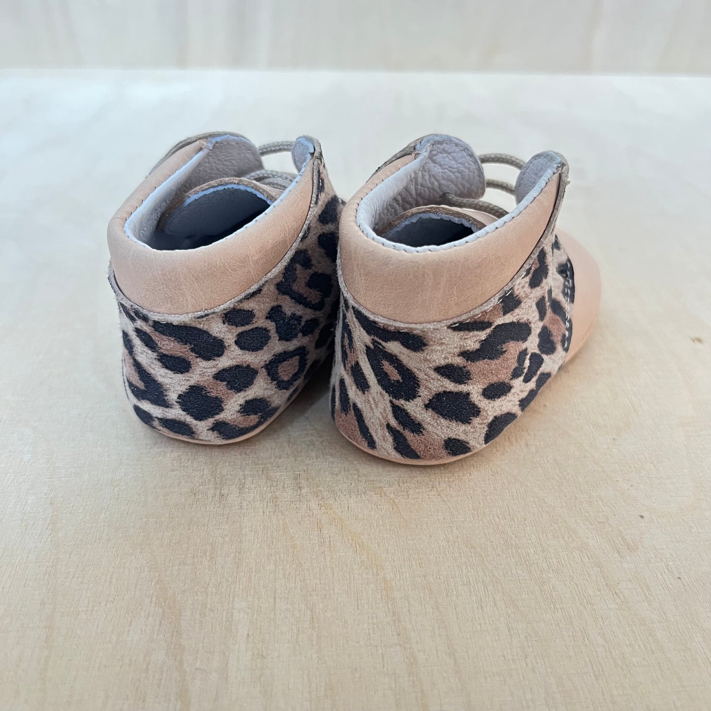 TRICATI - babyslofjes - nude/roze en leopard
