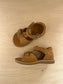 stapsandaal poppy easy - velours camel