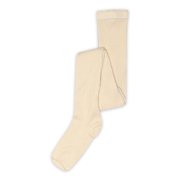 MP Denmark cotton rib tights ecru
