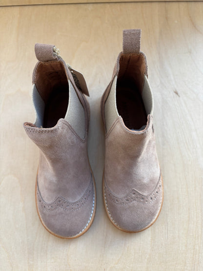 Angulus chelsea boot mauve-beige suede