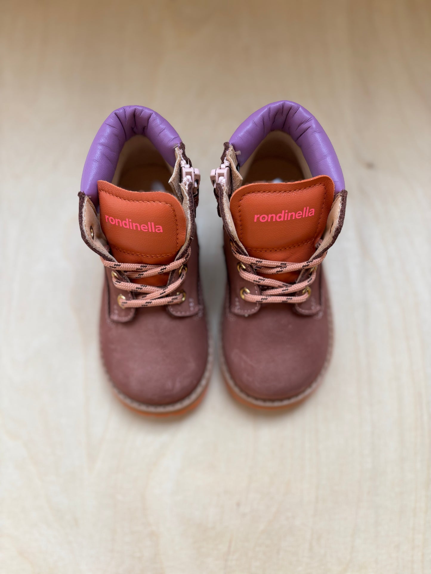 Rondinella veterboot oud roze