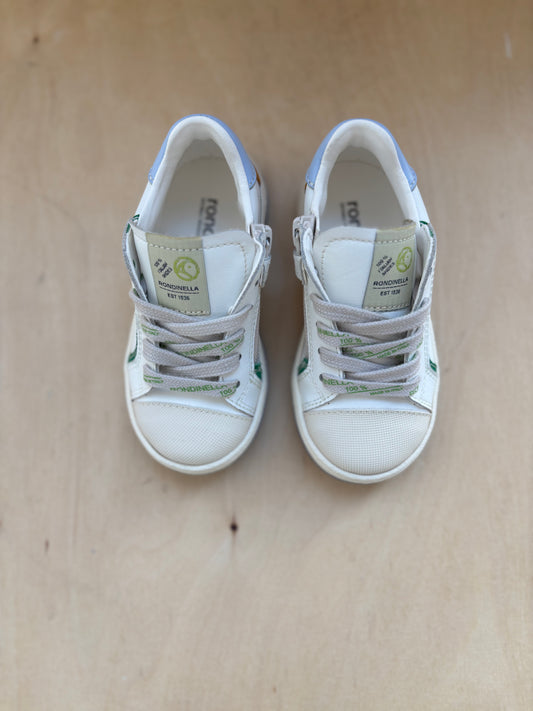 Rondinella sneaker blauwe zool