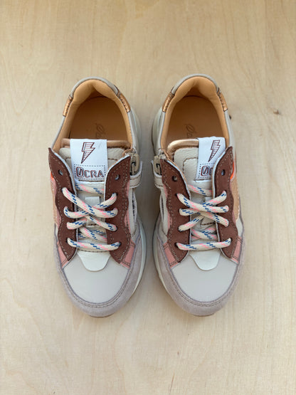 Ocra runner beige bruin leopard