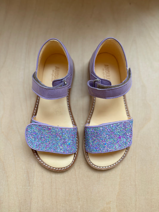 Angulus sandaal lila multi glitter