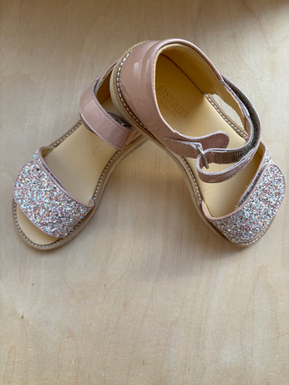 Angulus sandaal roze multi glitter