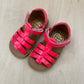 stapsandaal - poppy strap vernis - pink neon
