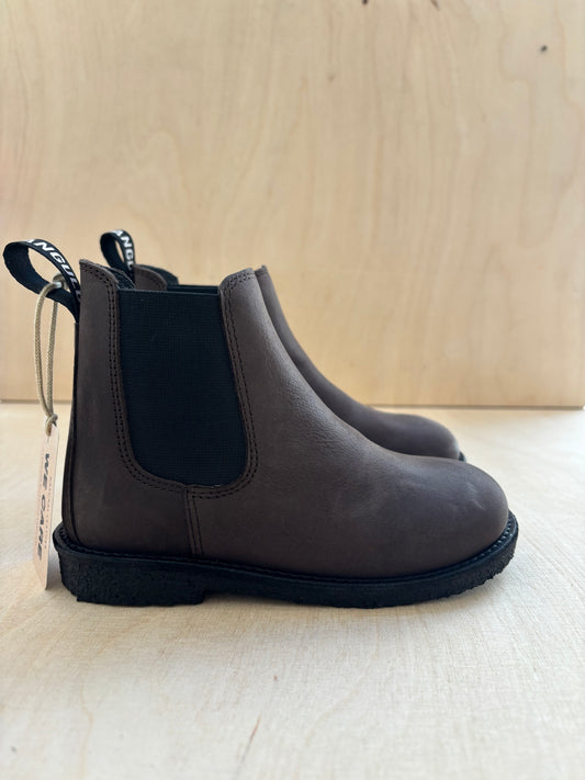 Angulus - chelsea boot logotap - dark brown black