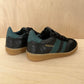 sneaker harry - zwart, donkergroene strepen