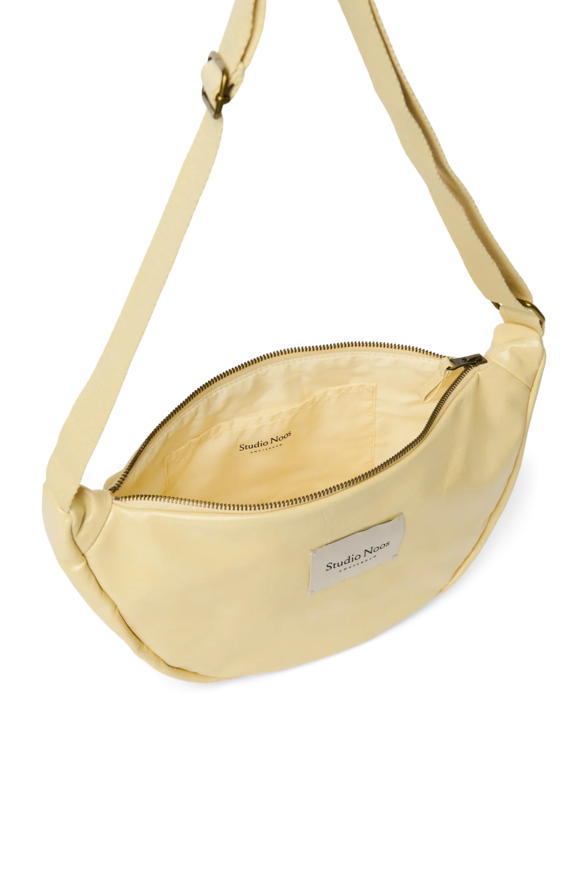 Studio Noos vegan leather fanny pack butteryellow