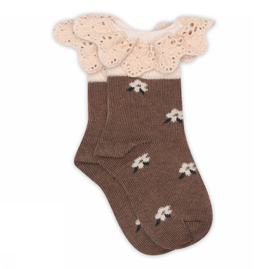 MP Denemark gry socks - lace melange