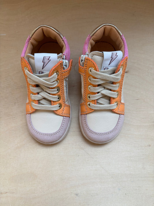 Ocra eerste stapper sneaker ruby oranje