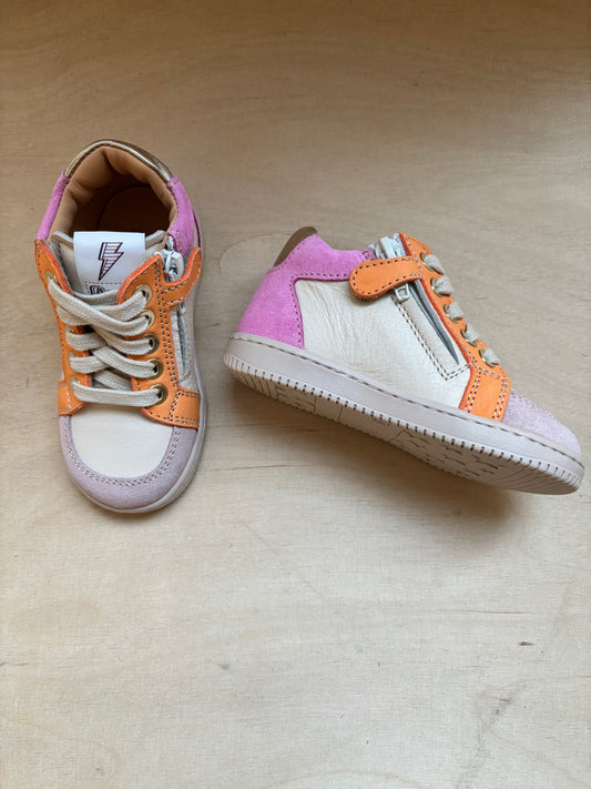 Ocra eerste stapper sneaker ruby oranje