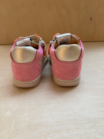 Ocra eerste stapper sneaker ruby oranje