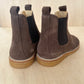 boot - dark taupe suede