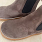 boot - dark taupe suede