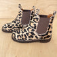 boot - beige leo pony