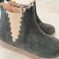 bottine lucy - kaki suede