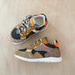 runner - beige, fluo oranje - stapper