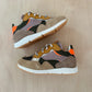 runner - beige, fluo oranje - stapper