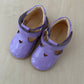 stapschoen met velcro - lilac