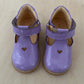 stapschoen met velcro - lilac