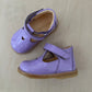 stapschoen met velcro - lilac