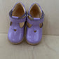stapschoen met velcro - lilac