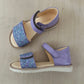 sandaal - lilac confetti glitter