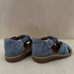 stapsandaal - poppy daddy velours - denim