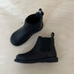 ANGULUS - chelsea boot - zwart leder - zwarte zool