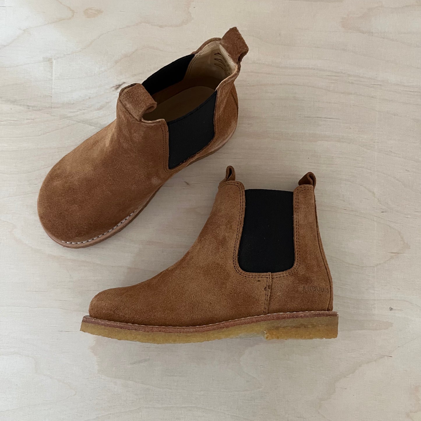 ANGULUS - chelsea boot - suede brown