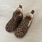 ANGULUS - stapbotting - suede leder - beige leopard