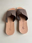perrine slipper - nubuck marron