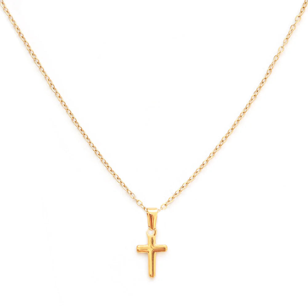 Gouden ketting kruisje
