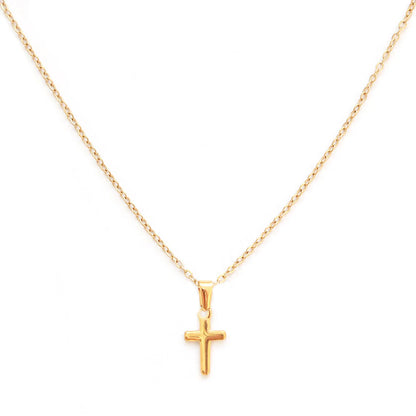 Gouden ketting kruisje