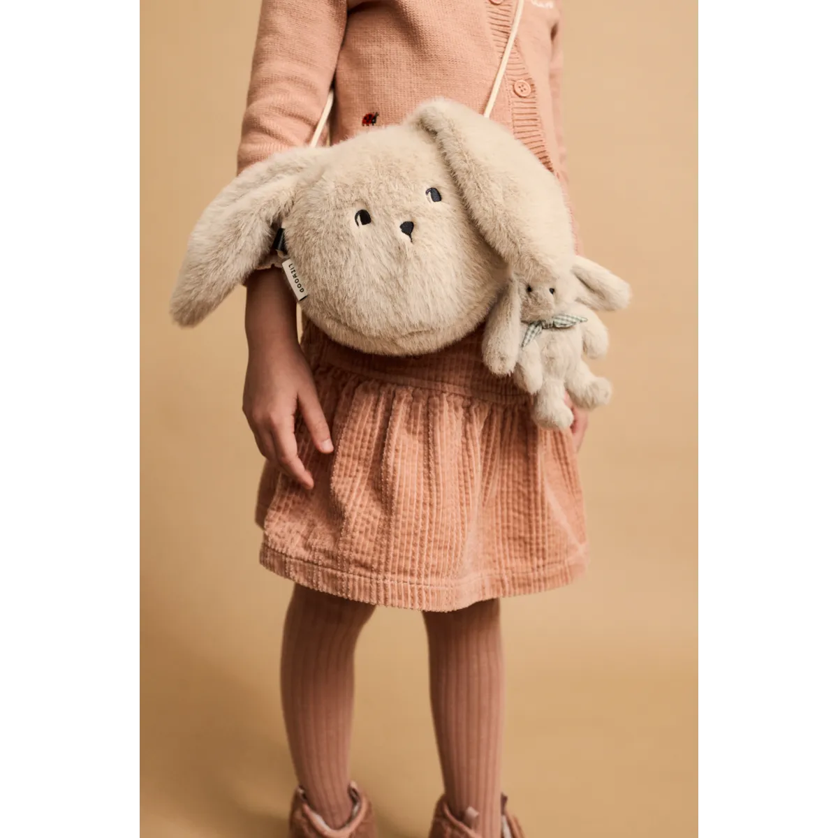 Liewood plush rabbit bag